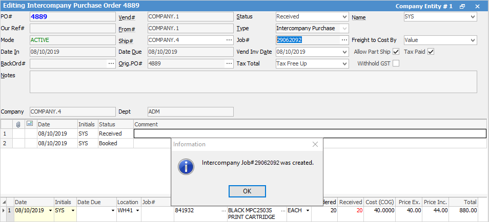 intercompany p4