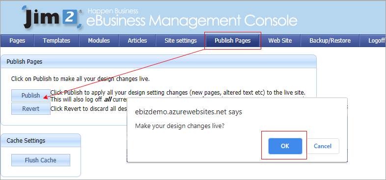 publish pages2