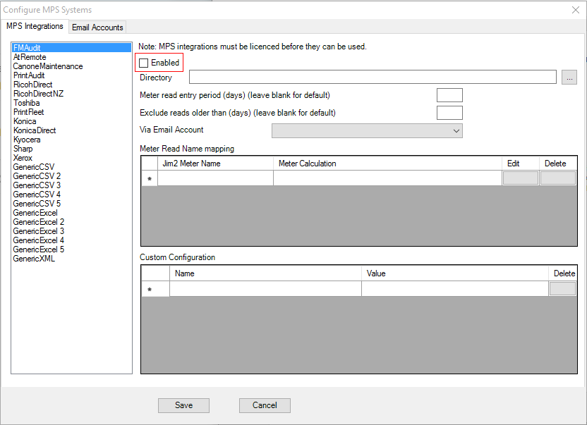 configure MPS