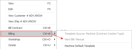 contract dropdown