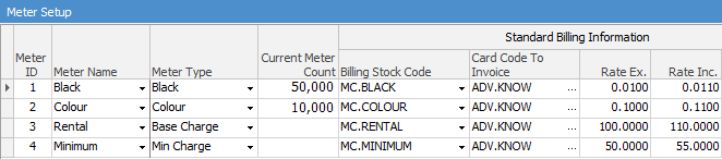 base charge min