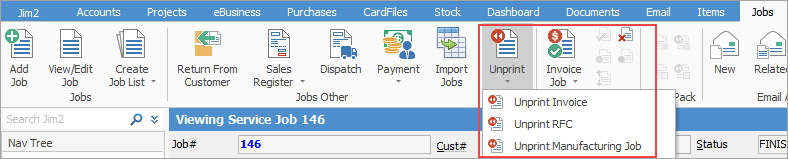 unprint job