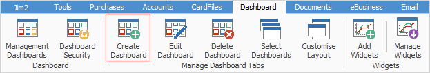 create dashboard