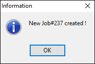 new job created