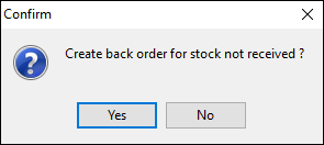 create backorder