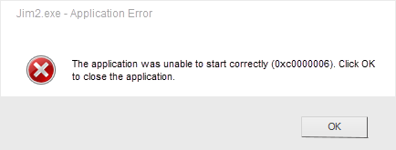 application error