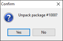 unpack query