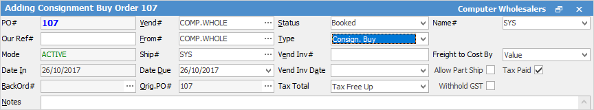 add consign buy