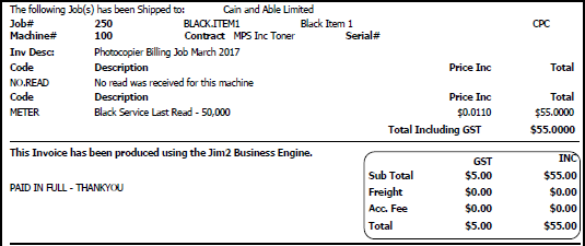 invoicemeter report