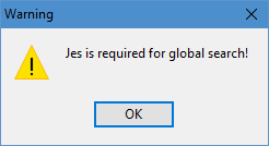 Jes required