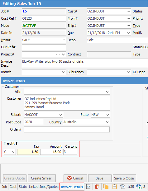 invoicefreight