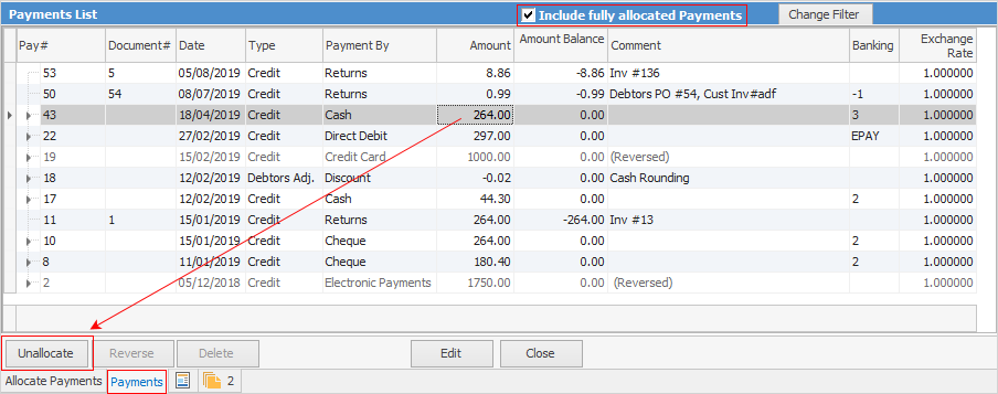 paymentsunallocate