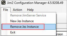 removejesinstance