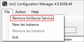 removeservice