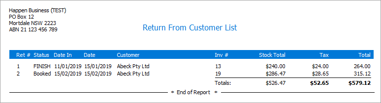 rfclistreport