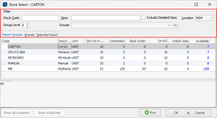 stockselectfilter