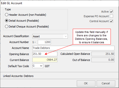 updatetradedebtors