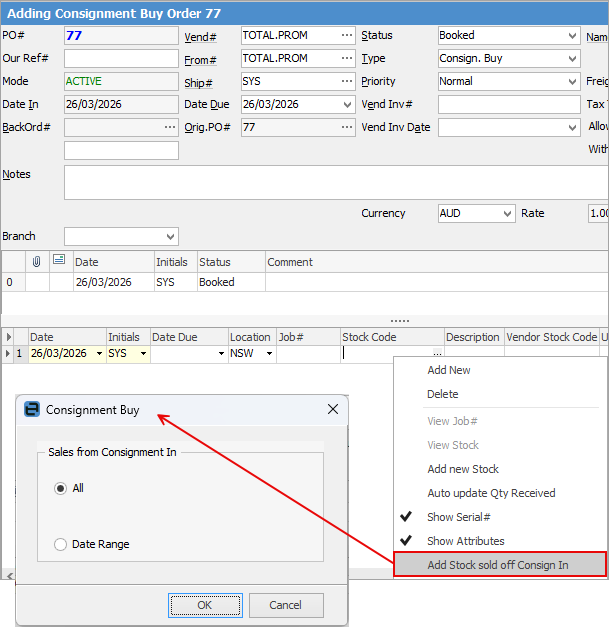 AddStockOffConsignIn