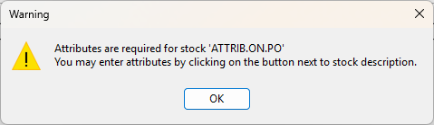 AttribWarning
