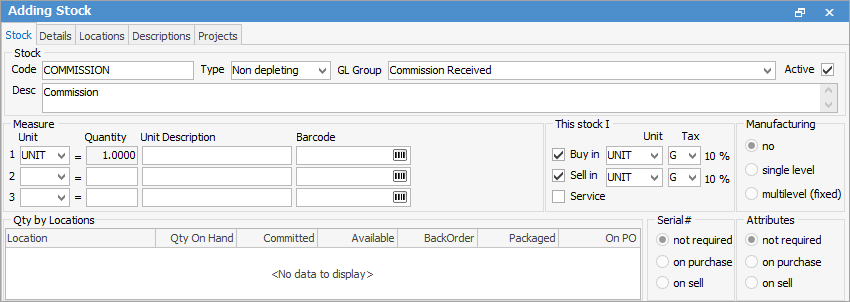 commissioncode