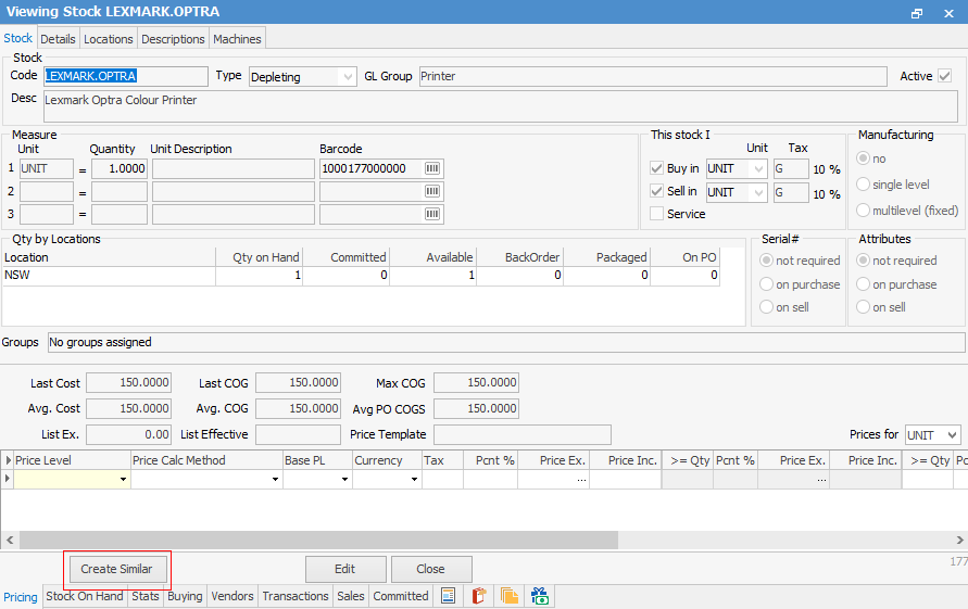 CreateSimilarForRefurb