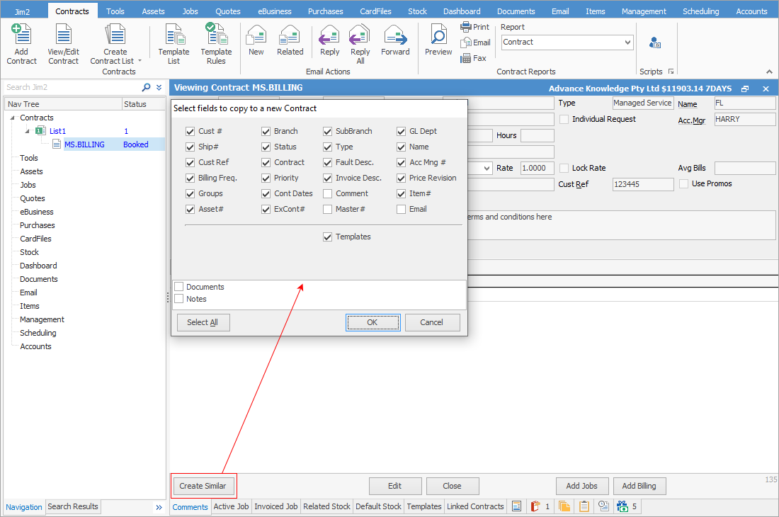 CreateSimilarProject