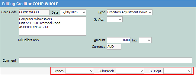 creditorsgldown