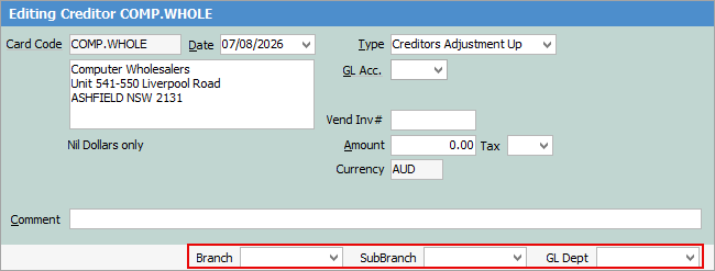 creditorsglup