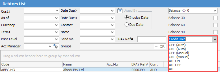 debtorslistcredithold