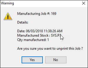 unprint mfg warning