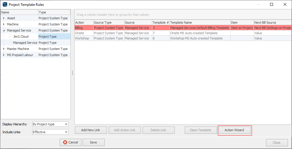 ProjectTemplateRules