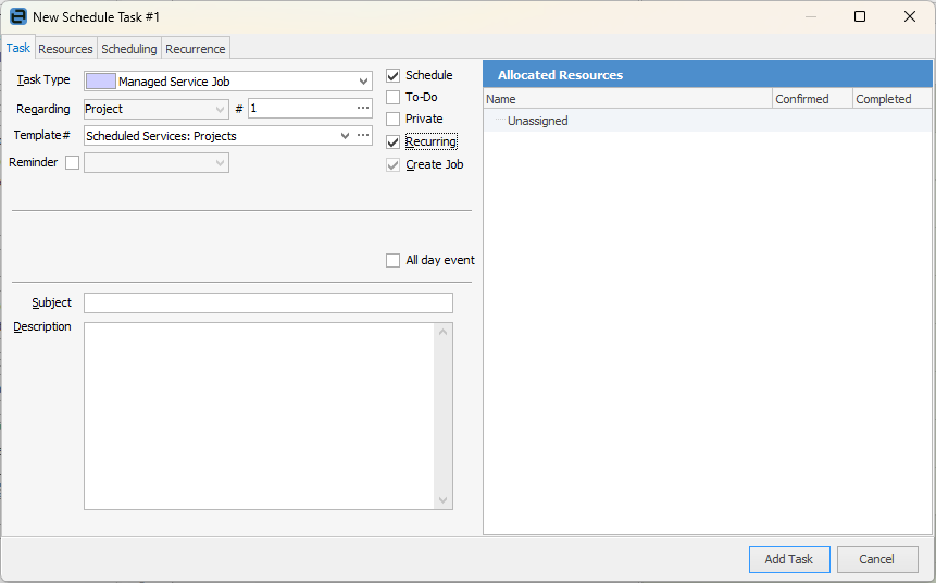 recurtask