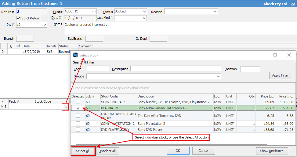 StockSelectKitReturn