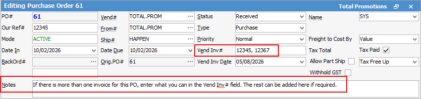 vendinv