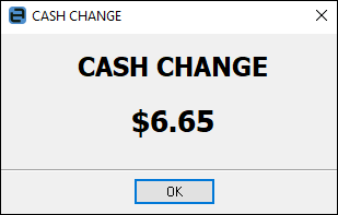 cash change