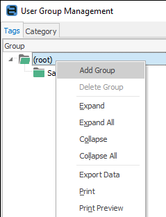 add user group tag