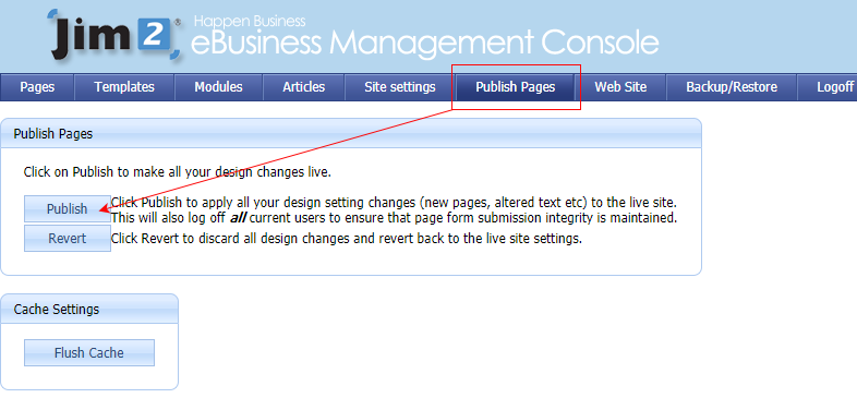 publish pages meter reads