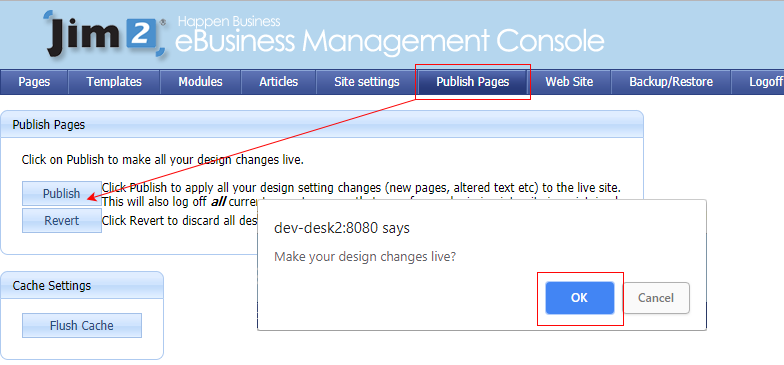 publish pages2