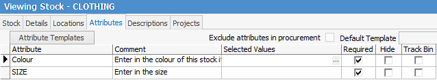 attributes selection