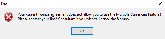 MC licence error