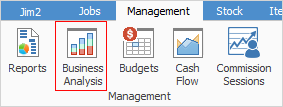 business analysis tab