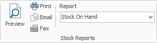 Management Reports Toolbar