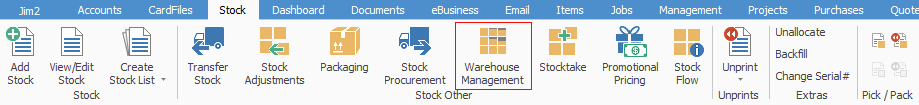 warehouse management icon