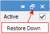 restore down