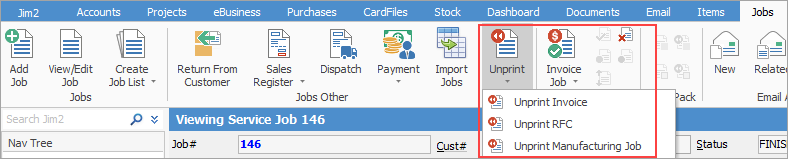 UnprintJob